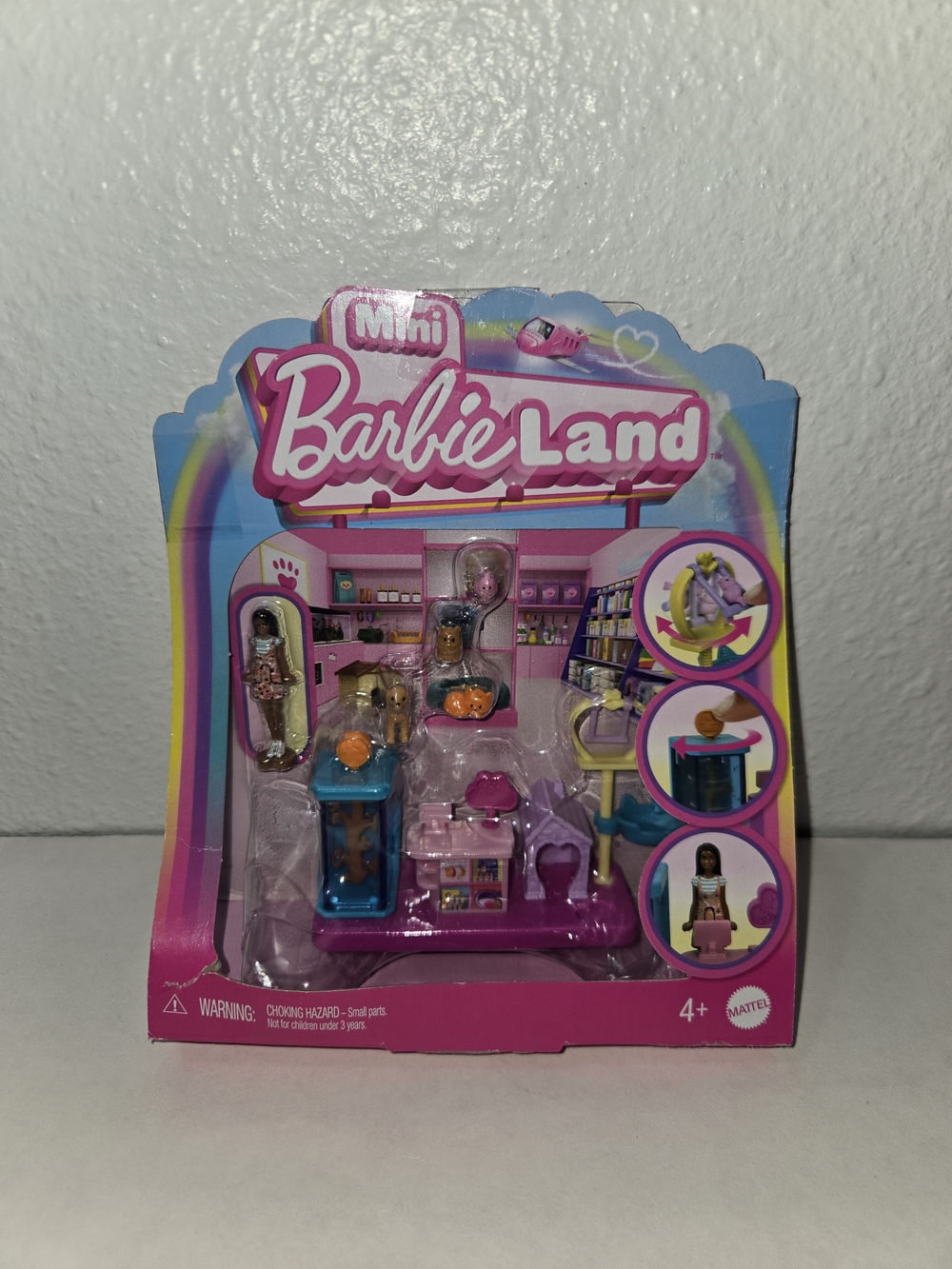 Mattel Barbie Land Mini - Collectible Pet Boutque Playset